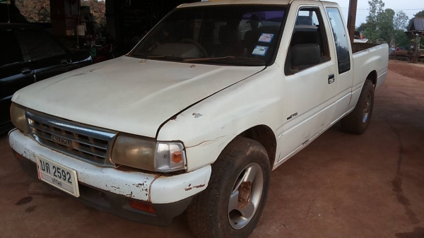 ***ขายแล้วครับขอบคุณ Truck2hand ขาย กระบะแค็ปมังกรทอง90HP ยอดนิยมราคาถูกๆ ISUZU SPACECAB 2.5SL ปี36/93 เครื่องเดิมเกียร์เดิม เครื่องดีแห้งดี ช่วงล่างแน่นดี คัสซีสวยเดิม กระบะไม่สวยพื้นผุตามรูป แปลงหน้า"แป๊ะยิ้ม" ภายในโอเค พ.พาวเวอร์ แอร์มีระบบ ล