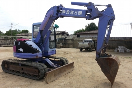 รถขุด KOMATSU PC75UU-2 รถเก่าญี่ปุ่น รถสวยราคาต่อรองได้
