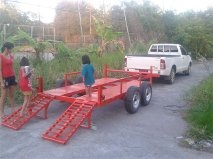 ขายเทเลอร์ใหม่ติดรถปิกอัพ สำหรับขนย้ายเครื่องจักรหรือ รถเกี่ยว0898450560