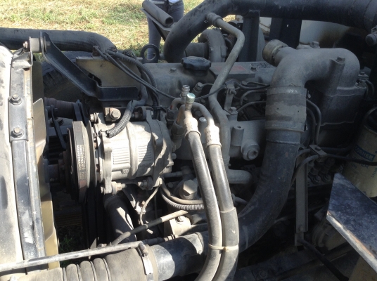 ขายหกล้อตู้แห้งสิบบานNISSAN PKB214เครื่องFE6เทอร์โบอินเตอร์216แรง