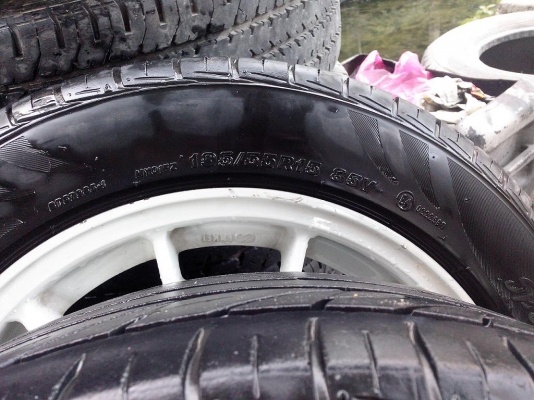 ขายแม็มเอ็นไดแมงมุมขอบ 15 4รู100 พร้อมยาง