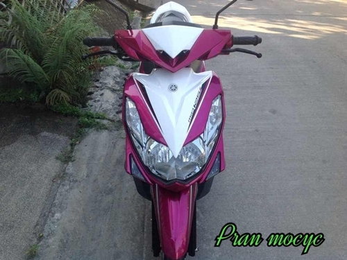 ขายyamaha mio125i สีชมพูขาว ปี2013 ขายyamaha mio125i สีชมพูขาว ปี2013