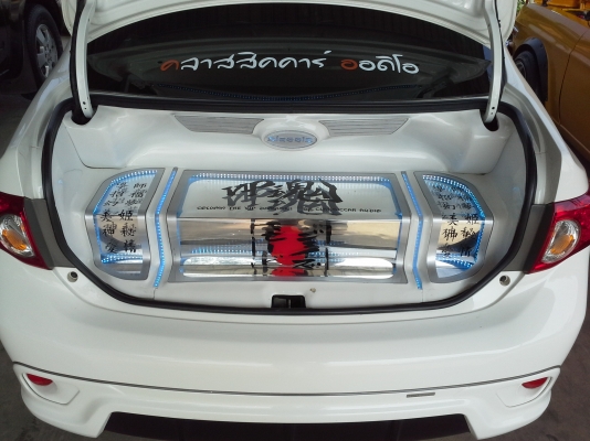 TOYOTA ALTIS 1.6 E TRD AT ติดตั้งเครื่องเสียงชุดใหญ่