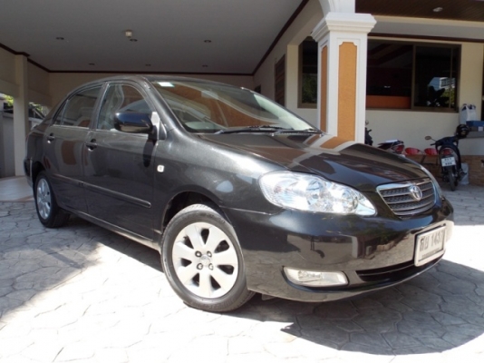 ALTIS 1.6 สีดำ รถเดิม วิ่งน้อย ไม่เคยทำสี