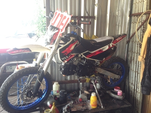 รถวิบาก โช๊คหัวกลับ 125cc