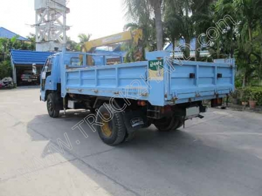 รถบรรทุกดั๊มพร้อมติดเครน ยี่ห้อ ISUZU รุ่น NPR 110 แรงม้า ติดเครน 2 ตัน (มีภาพ VDO ประกอบ) รถบรรทุกดั๊มพร้อมติดเครน ยี่ห้อ ISUZU รุ่น NPR 110 แรงม้า ติดเครน 2 ตัน (มีภาพ VDO ประกอบ)