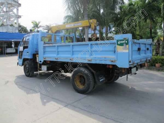 รถบรรทุกดั๊มพร้อมติดเครน ยี่ห้อ ISUZU รุ่น NPR 110 แรงม้า ติดเครน 2 ตัน (มีภาพ VDO ประกอบ) รถบรรทุกดั๊มพร้อมติดเครน ยี่ห้อ ISUZU รุ่น NPR 110 แรงม้า ติดเครน 2 ตัน (มีภาพ VDO ประกอบ)