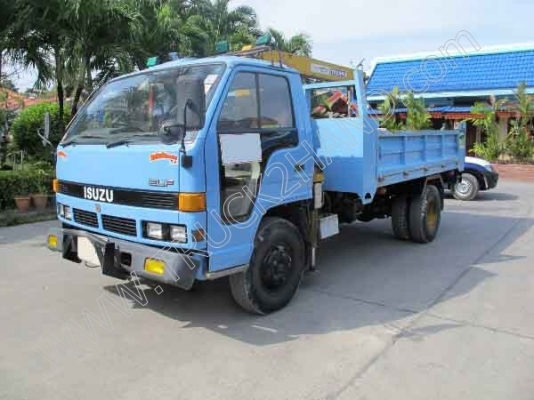 รถบรรทุกดั๊มพร้อมติดเครน ยี่ห้อ ISUZU รุ่น NPR 110 แรงม้า ติดเครน 2 ตัน (มีภาพ VDO ประกอบ) รถบรรทุกดั๊มพร้อมติดเครน ยี่ห้อ ISUZU รุ่น NPR 110 แรงม้า ติดเครน 2 ตัน (มีภาพ VDO ประกอบ)