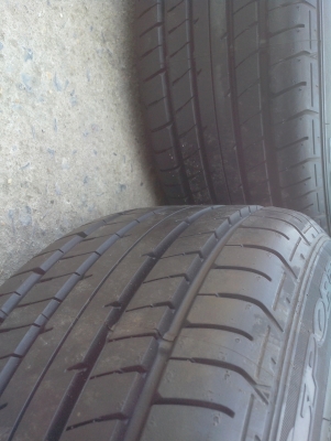 ขายแม็ก15 te38 พร้อมยาง195 60 15 กว้าง6.5 ยางปี12 95\% ขาย12000