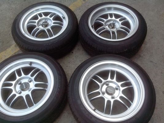 ขายครับแม็กใหม่ ยางใหม่ ขายถูกๆ ขอบ15 185 55 15 ยางปี13