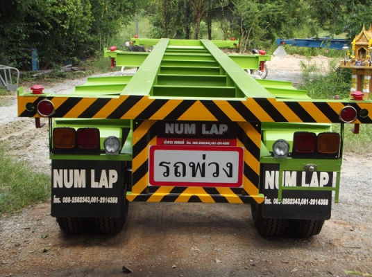 รถเทรลเลอร์นำลาภ  มงคลสยาม  ขายหางก้างปลา  2  เพลา   NUM  LAP