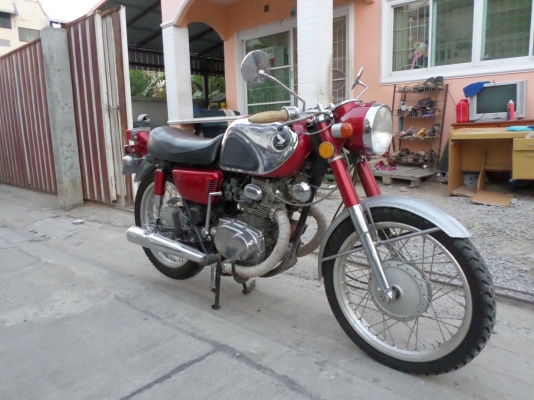 วุฒินนบุรี// ขาย CB175 แต่งเป็น CB77 โครตสวยคับของแท้เยอะทะเบียนแท้พร้อมโอนภาษีไม่ขาดต่อ