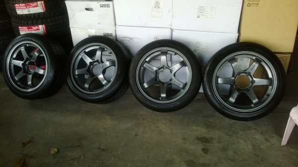 ขายล้อTE37พร้อมยางชุดละ16000