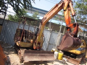 ขาย- รถขุด รถแบคโฮ ขนาดเล็ก backhoe PC 20 : IHI IS010 เครื่องยนต์ 2 สูบ มือสองญี่ปุ่น ใช้ดี ทน