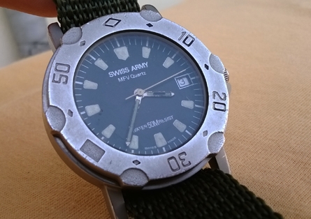SWISS ARMY swiss made เรือน stainless ขัดด้าน SWISS ARMY swiss made เรือน stainless ขัดด้าน