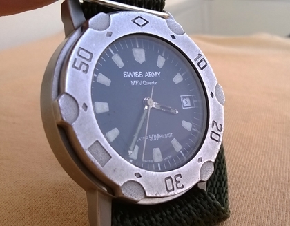 SWISS ARMY swiss made เรือน stainless ขัดด้าน SWISS ARMY swiss made เรือน stainless ขัดด้าน