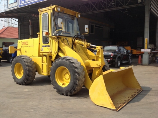 รถตัก Komatsu 510 กรองเดี่ยว ซีเรียล 1548X บุ้งกี๋ 1.2Q เก่าญี่ปุ่น นำเข้าเอง
