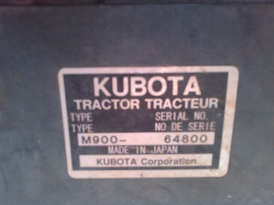 ขายรถไถ2เพลาM9000คูโบต้า