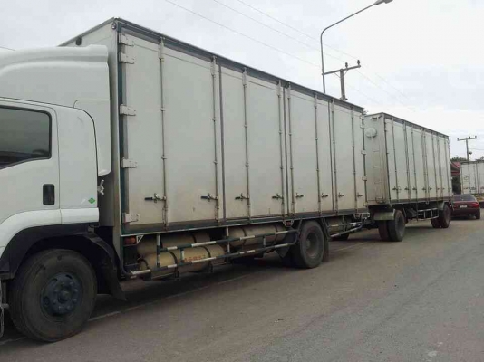 ขายดาวน์6ล้อตู้พ่วงแม่ลูก ยี่ห้อ ISUZU รุ่น FTR ขายดาวน์6ล้อตู้พ่วงแม่ลูก ยี่ห้อ ISUZU รุ่น FTR