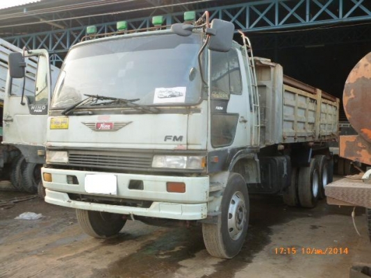 แสงฟ้าเต้นรถ////ขายรถ HINO-3M ดั้มแม่ ลูก2คานดั้ม ส.สุชัย ยางสภาพ80\%