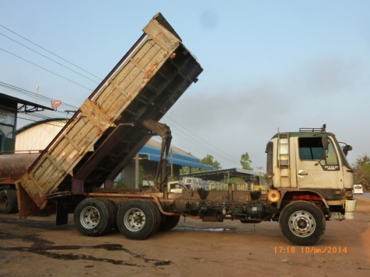 แสงฟ้าเต้นรถ////ขายรถ HINO-3M ดั้มแม่ ลูก2คานดั้ม ส.สุชัย ยางสภาพ80\%