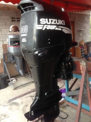 เครื่องเรือSuzuki140hp 4จังหวะ นำเข้าจากญี่ปุ่น
