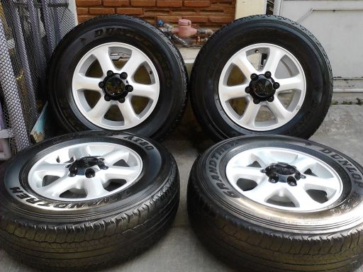 แม็ก Isuzu ขอบ16 พร้อมยางDunlop Grandtrek AT20  /แม็ก Isuzu All New 4x4