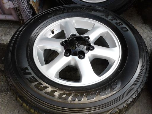 แม็ก Isuzu ขอบ16 พร้อมยางDunlop Grandtrek AT20  /แม็ก Isuzu All New 4x4