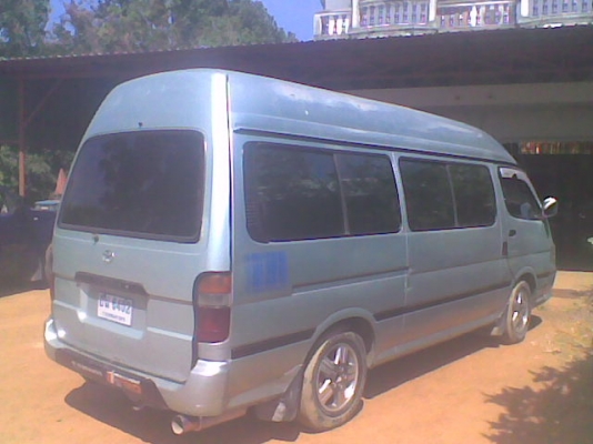 ขาย รถตู้โตโยต้า ไฮเอจ หลังคาสูง CNG  3  ถัง ปี 2544 เข้าเล่มแล้ว