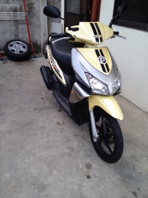 ขายHonda ClickPlay  สีเหลือง-เทา ล้อแม็ก ปี50