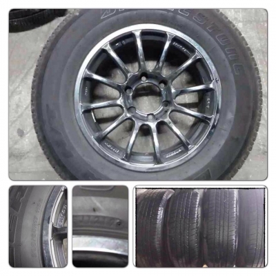 ขายแม็กมือ2ลาย Advan RS ขอบ17 6 รู 139 + ยางปี12 ราคา16,500 บาทถูก