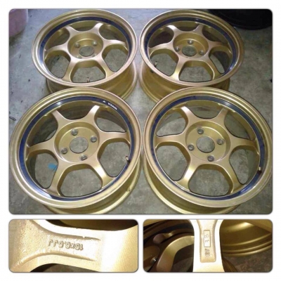 ขายแม็กมือ2 RG1 สีทอง ขอบ15 4 รู100ราคา 7,500 บาทถูก