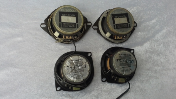 ลำโพงขนาด 4" แกนร่วมสองทาง Kenwood, Pioneer ลำโพงขนาด 4" แกนร่วมสองทาง Kenwood, Pioneer
