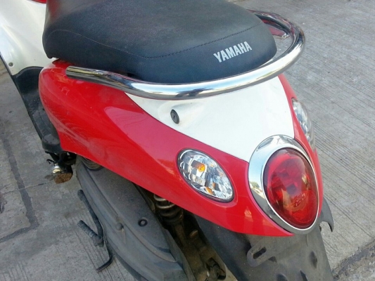 Yamaha Fino สีแดง-ขาว..เดิมๆขายถูกๆ