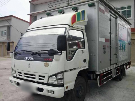 รถอีซูซุ 6 ล้อ ตู้แห้ง NQR 175 แรงม้า. ปี 50  สนใจติดต่อ 081 - 6079515