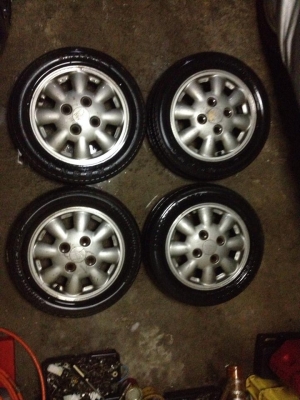 ขายกล้วย ไดอัทสุ ขอบ13 4/110 หายากครับ 6000฿