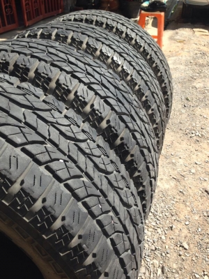 ขายยาง YOKOHAMA GEOLANDAR  265-70-16 ดอก95\% ทั้งชุด