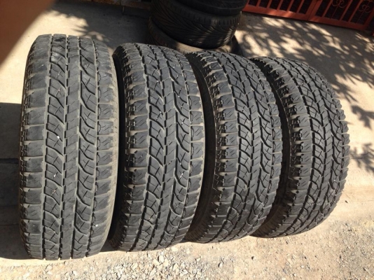 ขายยาง YOKOHAMA GEOLANDAR 265-70-16 ดอก95\% ทั้งชุด ขายยาง YOKOHAMA GEOLANDAR 265-70-16 ดอก95\% ทั้งชุด