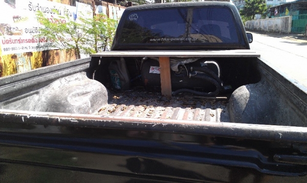 TOYOTA HILUX MIGHTY-X สีดำ ปี 1993 เครื่อง J ติดแก๊ส