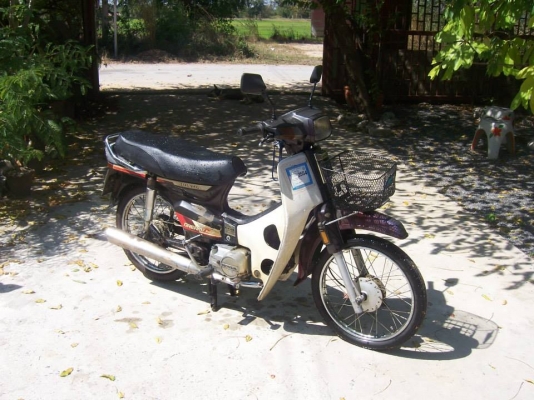 ดรีมคุรุสภาสีน้ำตาล สภาพดีมาก สวยๆ รถเดิมๆ  ทะเบียนขาด 1 ปี