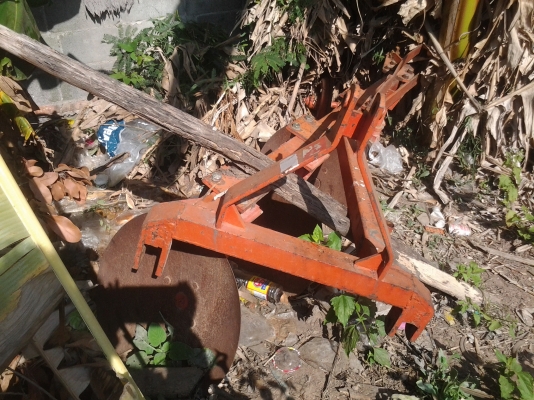 ขายพาน4ใบ22นิ้วตามสภาพติดกับรถคูโบตา45แรง