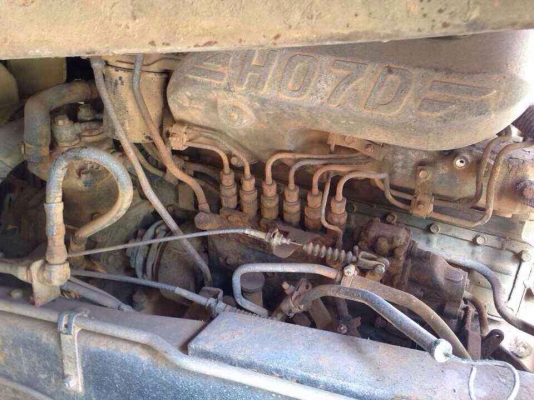 ขายรถบรรทุกสิบล้อดั๊มพ์ Hino 3H เครื่องเดิม HO7d 195 แรง ทะเบียนพร้อม