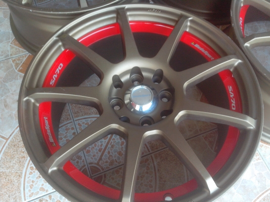 ขายแม็กขอบ16 4รู100 114กว้าาง7 ของใหม่ weds sport sa-70