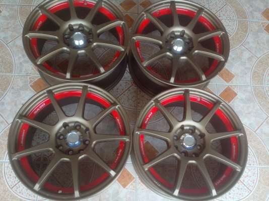 ขายแม็กขอบ16 4รู100 114กว้าาง7 ของใหม่ weds sport sa-70