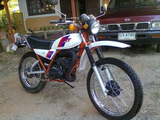 ขายyamaha dt125mono..สภาพดี(ตามรูป)ทะเบียนเต็ม+โอนราคา42,000บาท