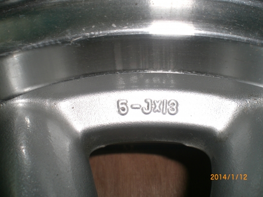 แม็กกล้วย13x5 4รู110 สภาพสวย 4วง3500