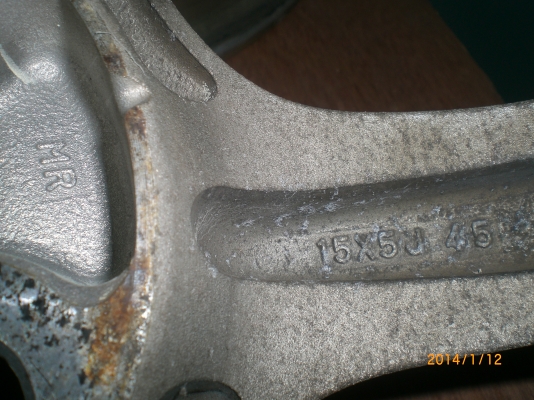 แม็กtoyota 15"x5 4รู100 สภาพสวย 4วง3500