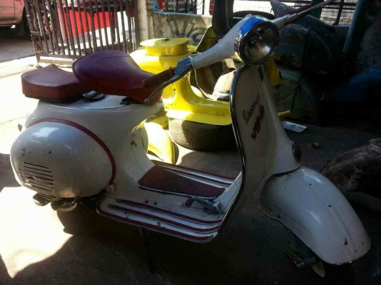 vespa 64 อินเดีย no book ราคาไม่แพงอย่างที่คิดครับ สนใจสอบถามได้เลยครับ รับเทิรนทุกรุ่นครับ ราคา 28500 บาทครับ 0826336557 โป้ง ปลั่งดี ครับ