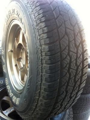 ยาง Maxxis Bravo A/T-700  + TE-37 สวยทั้งชุด