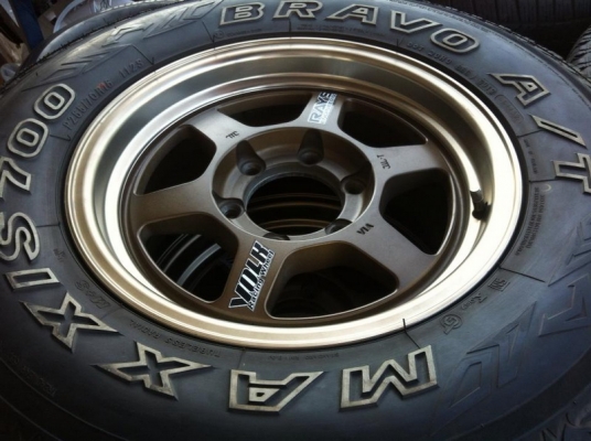 ยาง Maxxis Bravo A/T-700  + TE-37 สวยทั้งชุด